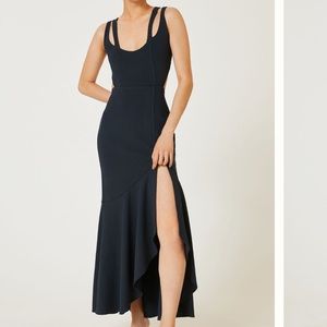 Anthropologie Maeve Open Back Knit Maxi Dress